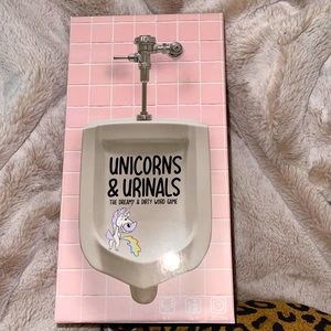 Funny board game Unicorns and urinals, dirty word game